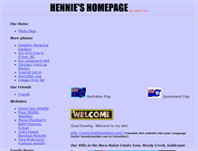 Tablet Screenshot of hennievandyk.com